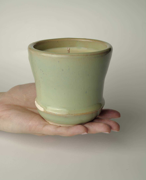 Ceramic Soy Candle in Verbena Scent - image