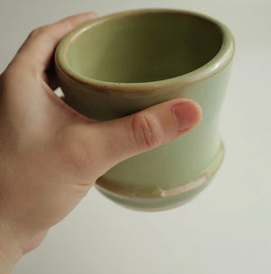 Ceramic Light Green Cup - image