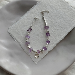 Amethyst Freeform Bracelet - image