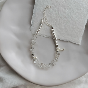 Clear Quartz Freeform Bracelet - image