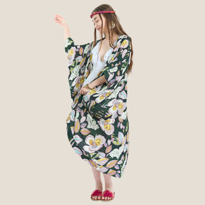 Aruga Flowy Kimono - image
