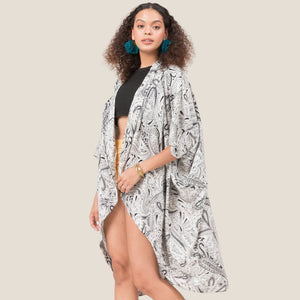 Kaulayaw Flowy Kimono - image