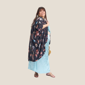 Paraluman Flowy Kimono