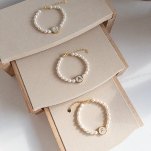 BAINONA Freshwater Pearl Initials - image