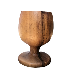 Acacia Wooden Goblet - image