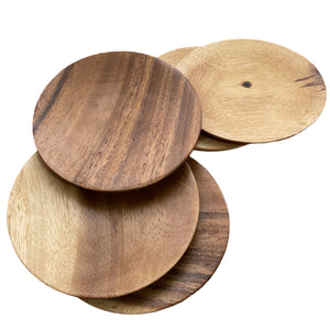 Acacia Wooden Saucer - image
