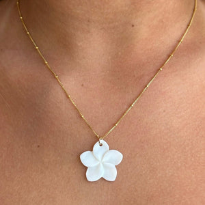 Kalachuchi Mother of Pearl Necklace - image