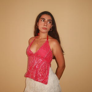 The Reeta Top in Magenta - image