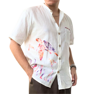 Pawikan Mandarin Collar Polo - image