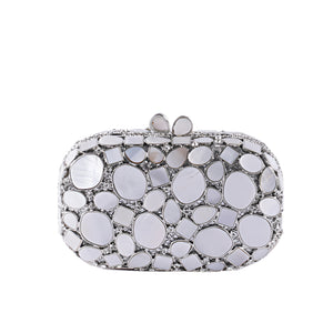 Arielle Mother of Pearl Clutch Bag - image