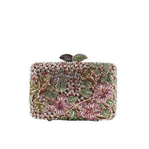 Fleur Crystal Clutch Bag - image