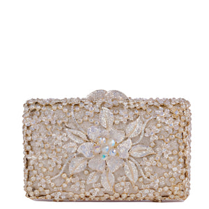 Rina Crystal Clutch Bag - image