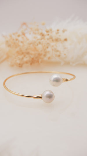 Bangle Double Freshwater Pearl - image