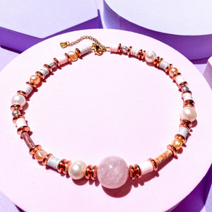 Rose Gold Gumball Necklace - image