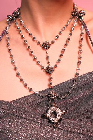 Silver Cosmic Necklace - image