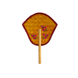 Colorful Bamboo Fan - image