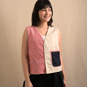 Isabelle Half & Half Vest - image