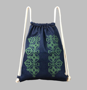 Sara on Dark Denim Backpack - image