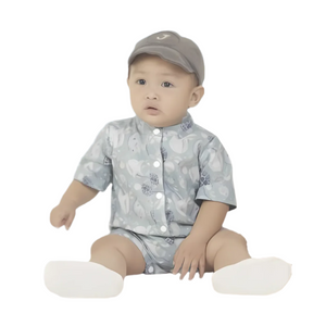 Gio Reversible Onesie for Little Boys - image