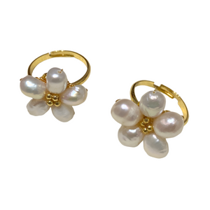 Daisy Freshwater Pearl Ring - image