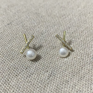 Seya Freshwater Pearl Earrings - image