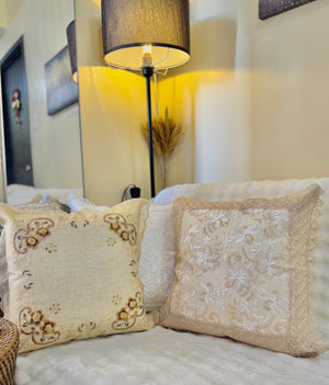 Embroidered Lace Cushion covers - image