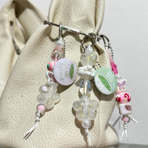 Assorted Bag Charm with Button Pin - image