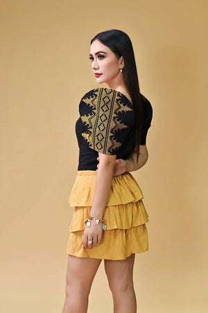 INAUL Filipiniana Top and Skirt - image