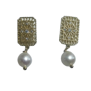 Ana Saltwater Pearl Earrings - image