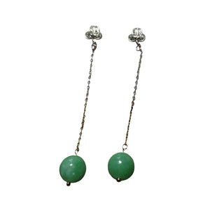 Burmese Long drop earrings - image