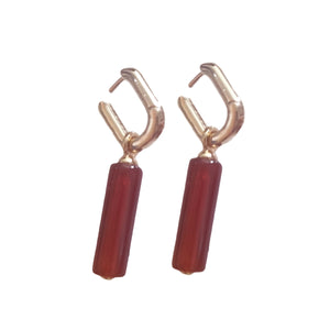 Carnelian Earrings - image