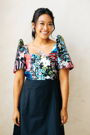 Crop Top Terno Graffiti - image