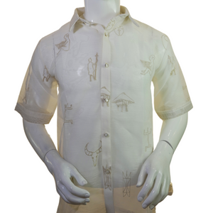 Donny Barong Shortsleeves (Off-white) - image