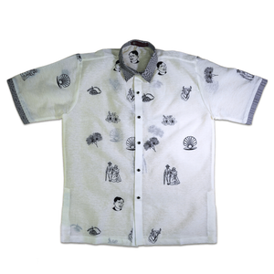 PH National Symbols on Pinya Barong