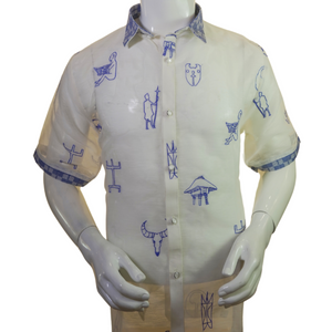SHORT SLEEVES BARONG - image