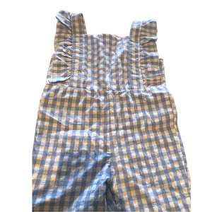 Blue Gingham Romper - Girl