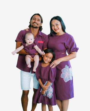 Cut-Out Dress Girl - Pretty in Plum - image