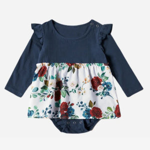 Ocean Roses Romper - Girl - image