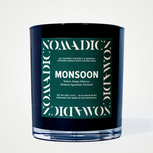 Monsoon Luxury Scented Coconut Beeswax Candle - image