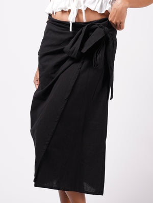 Anya Linen Skirt - image