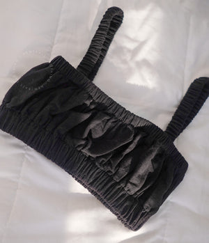 Dalia Linen Bralette Top - image
