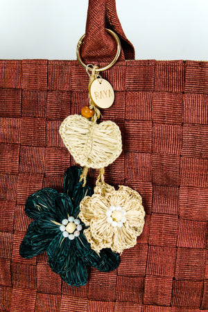 CROCHET RAFFIA Bag Charm - image