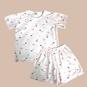 Meu Amor Pink Bamboo Pajamas - image
