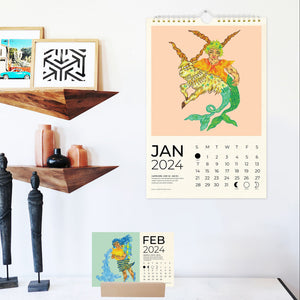 2024 Wall Art Calendar - image