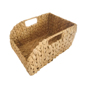 Rectangle Woven Storage Basket Book Organizer - image