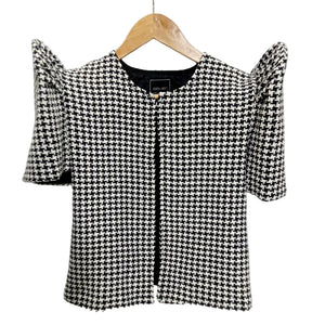 5012-BKWH HOUNDSTOOTH BOLERO TERNO - image