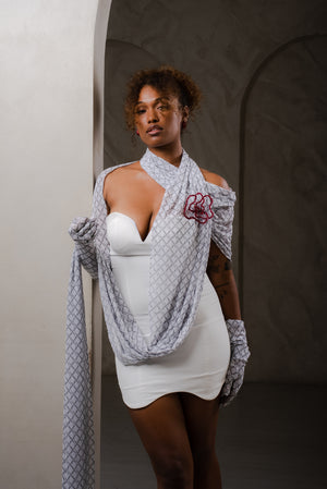 Gloves-scarf - image