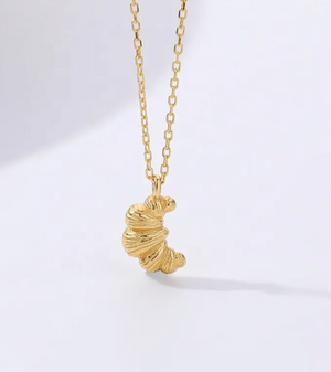 Croissant Necklace - image