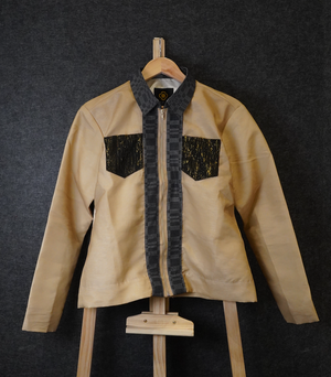 Jusi Barong Jacket with Handwoven Abra Details - image