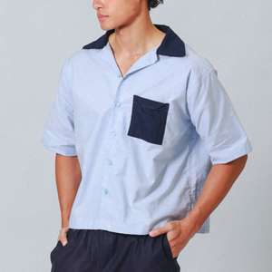 Box Crop Cuban - CB Bleu - image